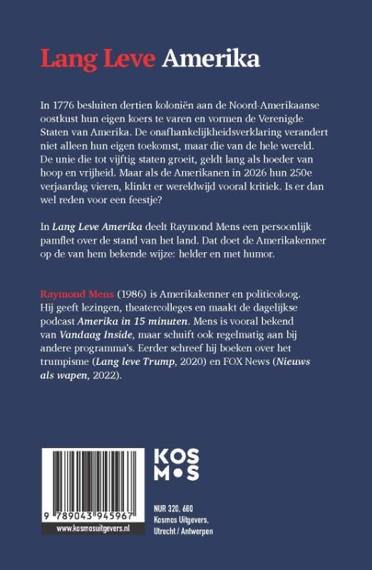 Raymond Mens; Lang Leve Amerika