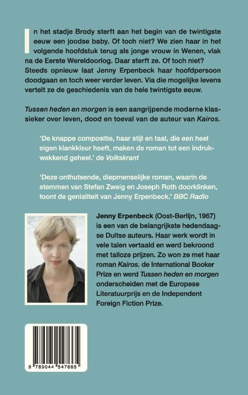 Jenny Erpenbeck; Tussen heden en  morgen