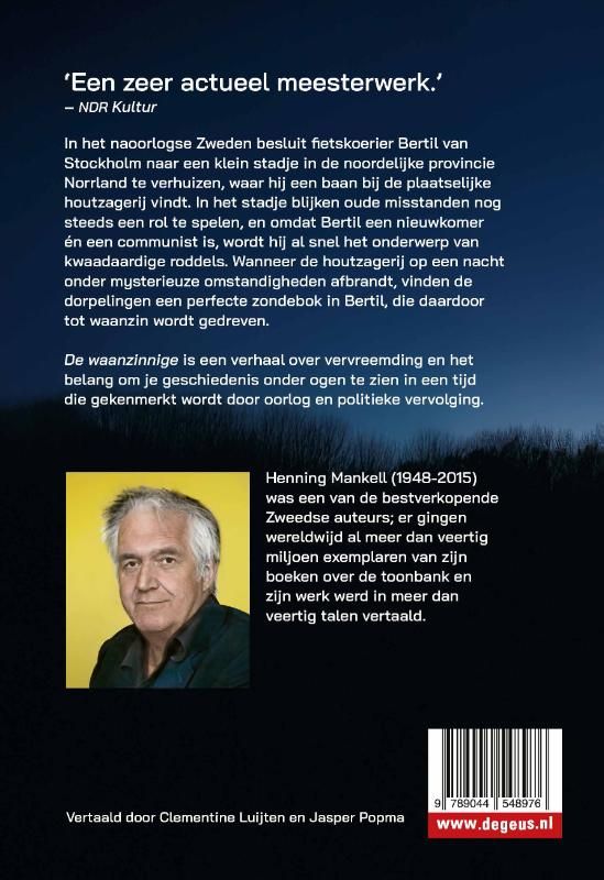 Henning Mankell; De waanzinnige