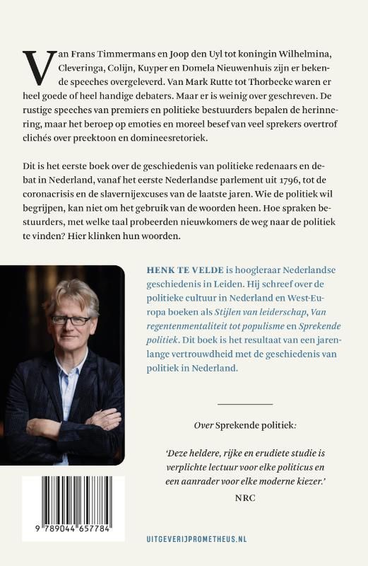 Henk te Velde; Land van redenaars en debat