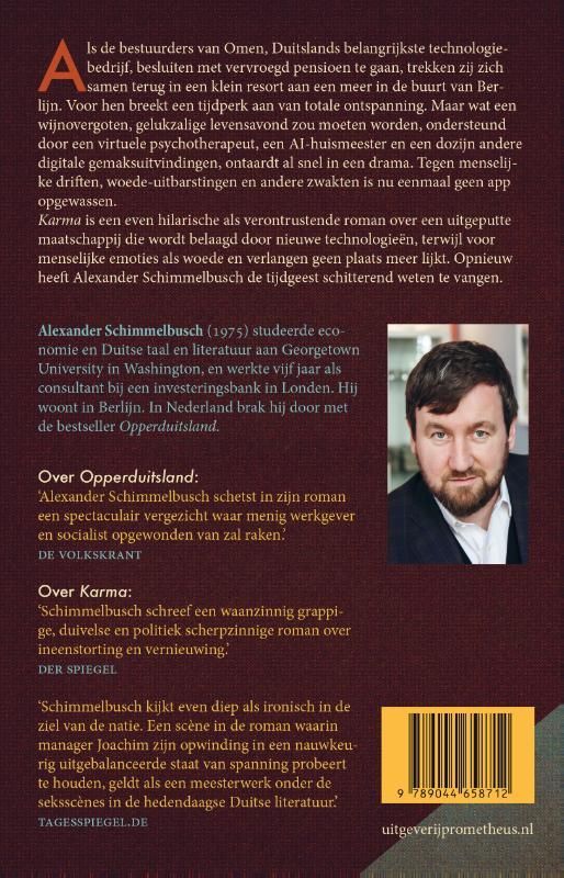 Alexander Schimmelbusch; Karma