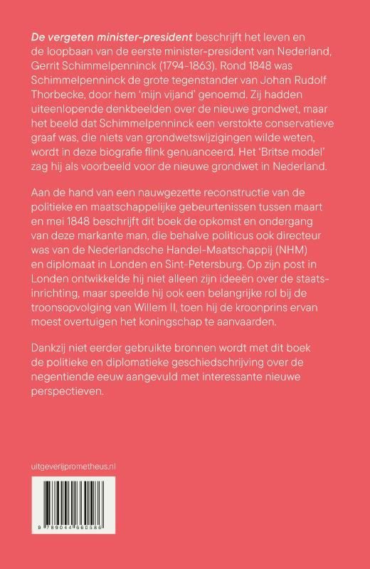 Hans Verbeek; De vergeten minister-president