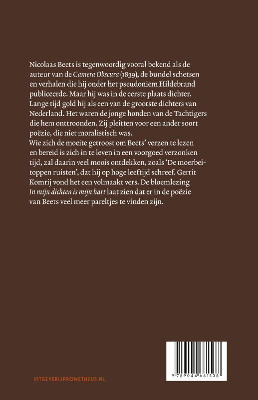 Nicolaas Beets; In mijn dichten is mijn hart