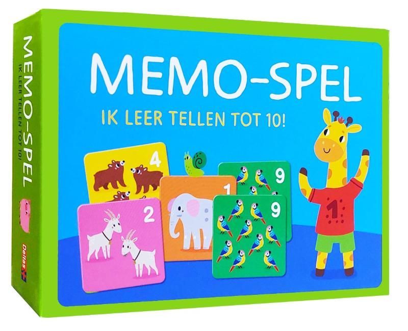 ZNU; Ik leer tellen tot 10! Memo spel
