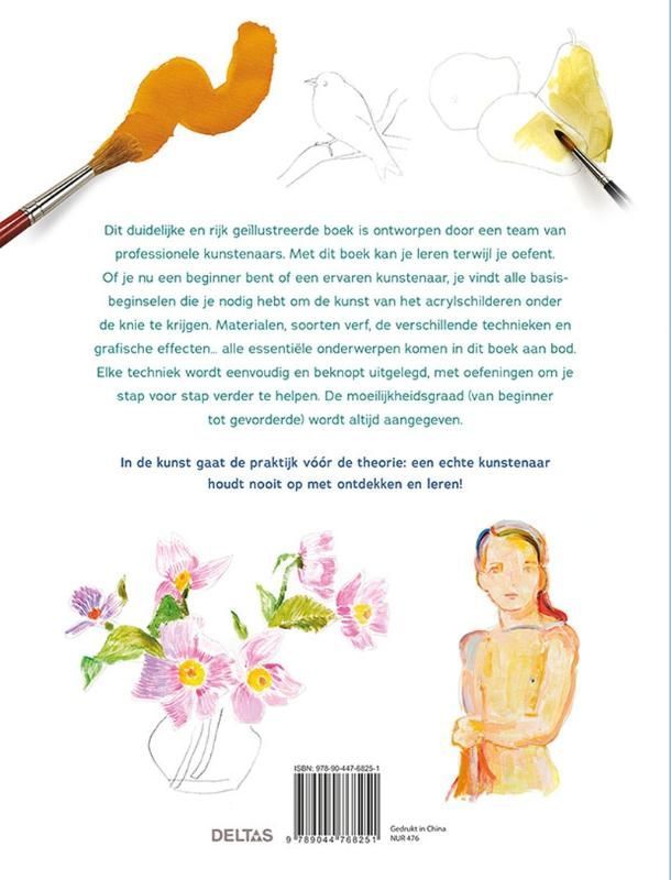 David Sanmiguel; Schilderen met acrylverf