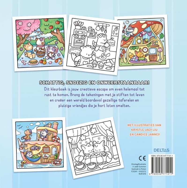 Cozy kleurboek; Comfy & Cute