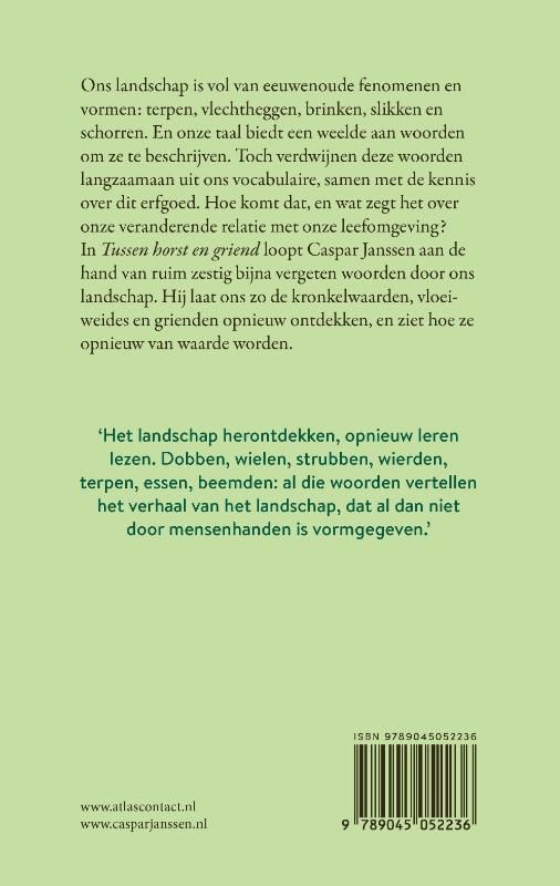 Caspar Janssen; Tussen horst en griend