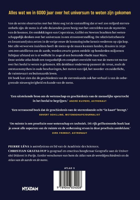 Christian Grataloup; Historische atlas van het heelal