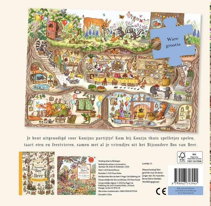 Rachel Piercey; Konijns partijtje puzzel