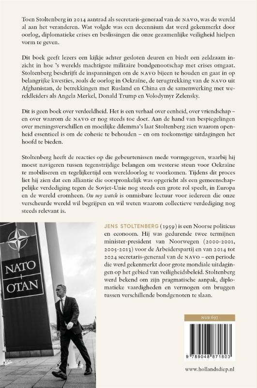 Jens Stoltenberg; On my watch
