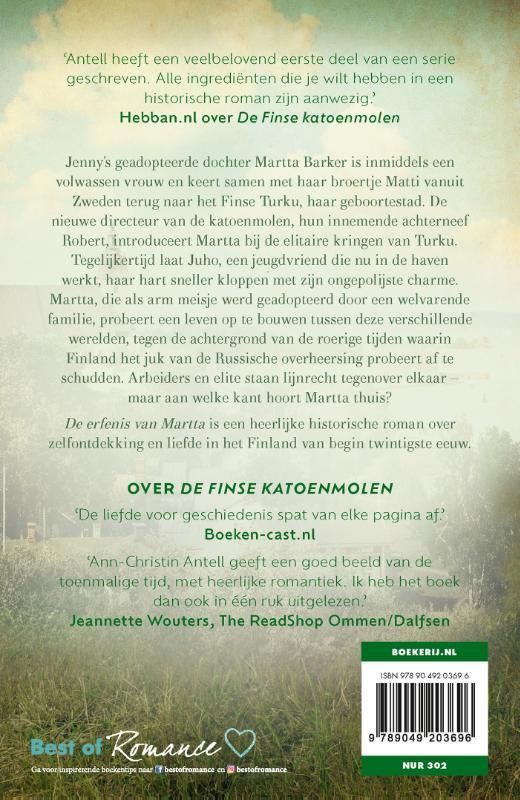 Ann-Christin Antell; De erfenis van Martta