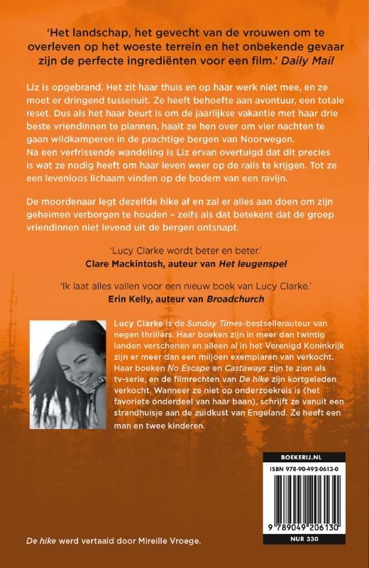 Lucy Clarke; De hike