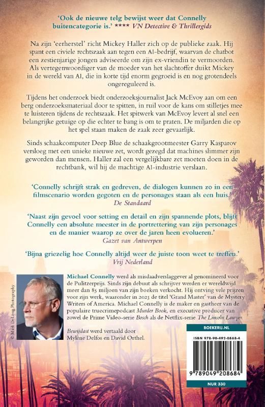 Michael Connely; Bewijslast