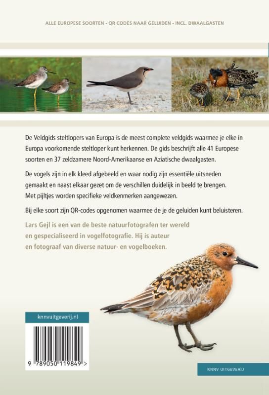 Lars Gejl; Veldgids Steltlopers van Europa