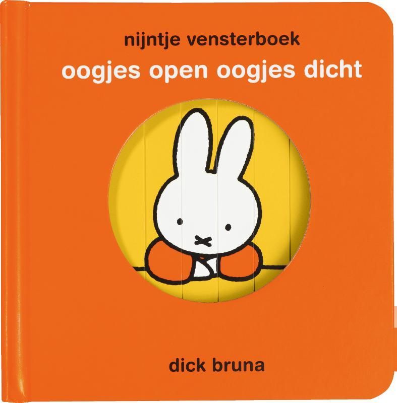 Dick Bruna; nijntje vensterboek, oogjes open oogjes dicht