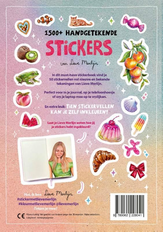 Lieve Merlijn van Eijden; Sticker met Lieve Merlijn