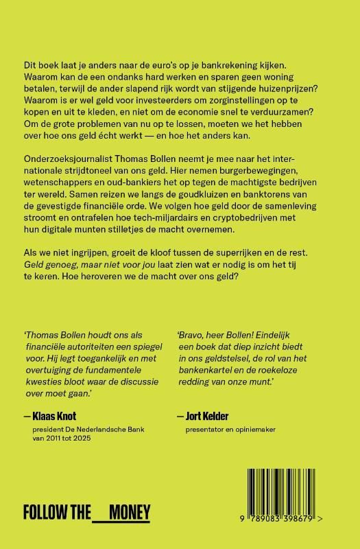 Thomas Bollen; Geld genoeg, maar niet voor jou