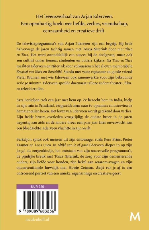 Sara Berkeljon; Altijd van je af