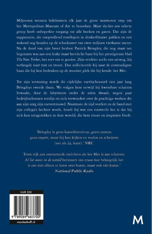 Patrick Bringley; Al het moois in de wereld
