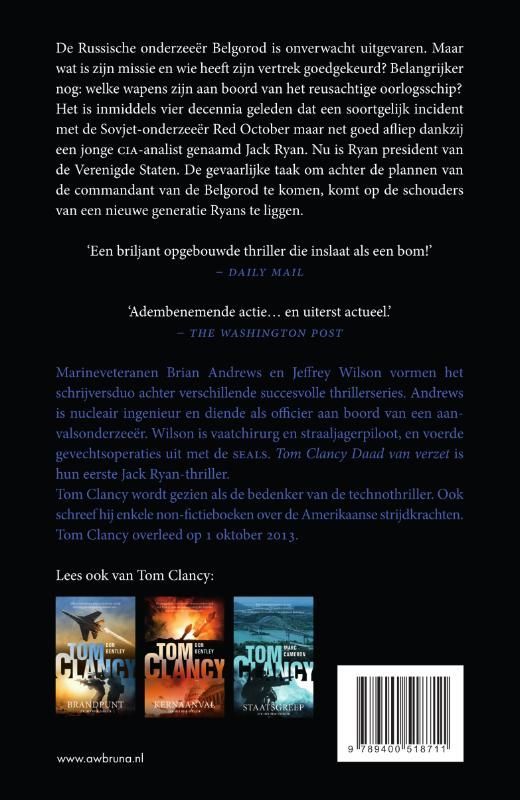 Brian Andrews; Tom Clancy Daad van verzet