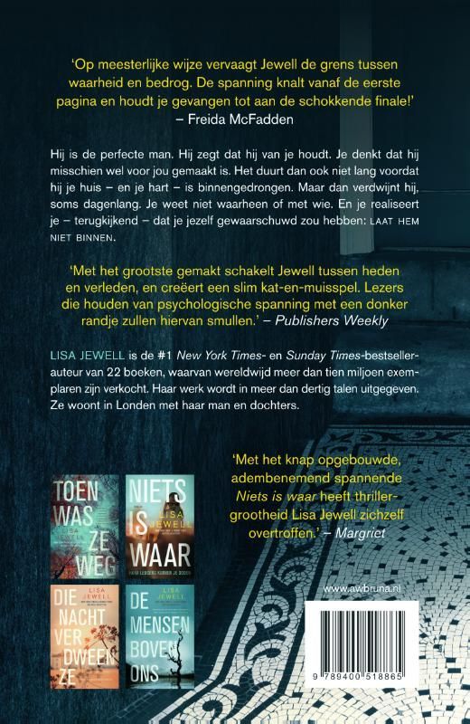 Lisa Jewell; Laat hem niet binnen