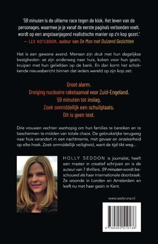 Holly Seddon; 59 minuten