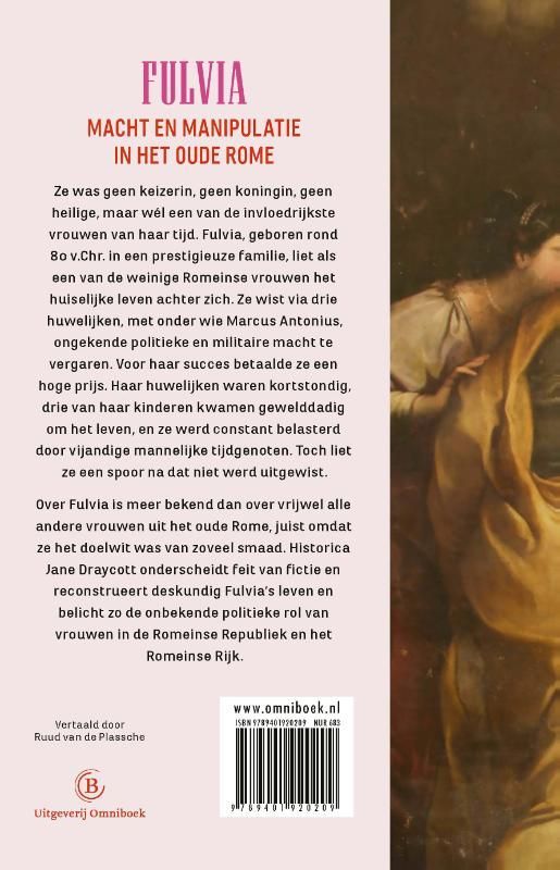 Jane Draycott; Fulvia