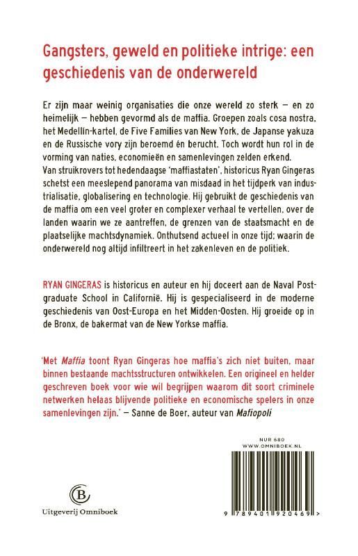 Ryan Gingeras; Maffia