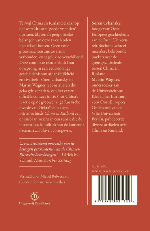 Sören Urbansky; China en Rusland