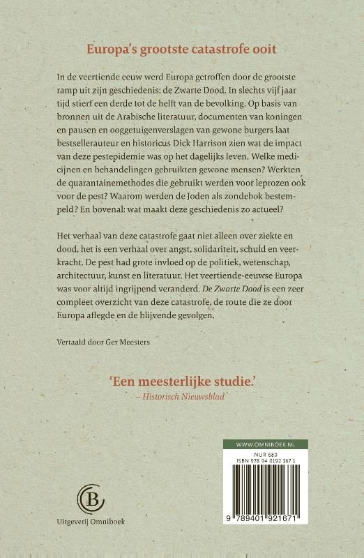 Dick Harrison; De Zwarte Dood