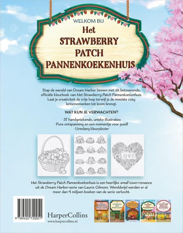 Laurie Gilmore; Het Strawberry Patch Pannenkoekenhuis-Kleurboek