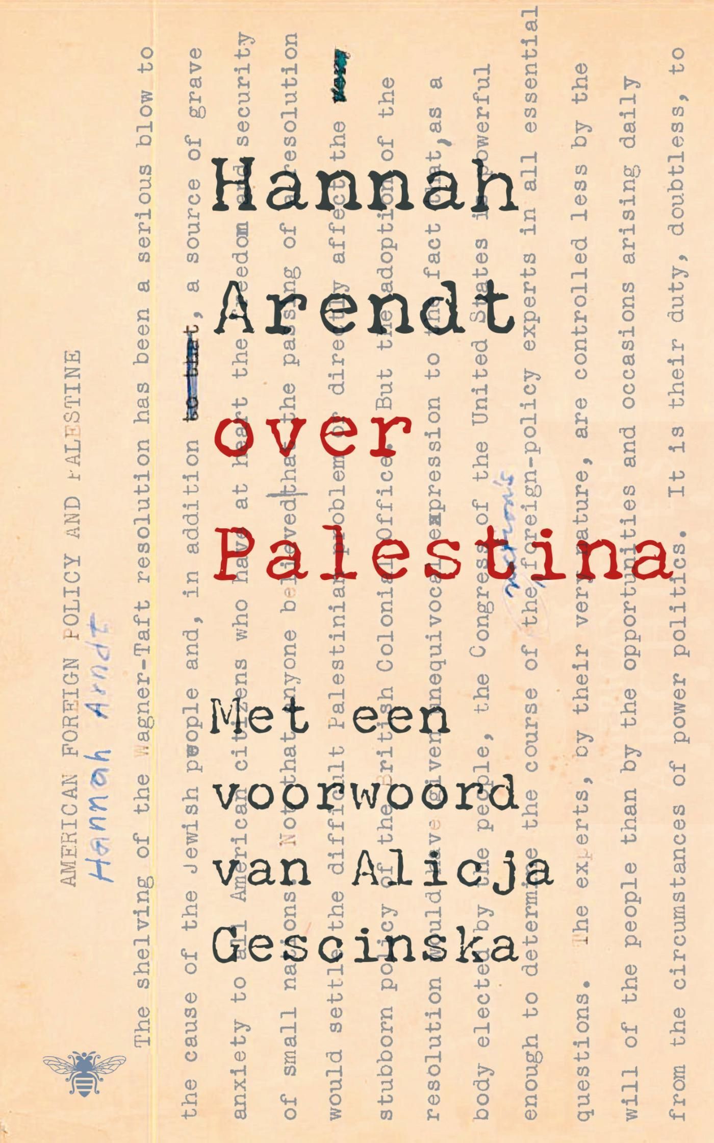 Hannah Arendt; Over Palestina