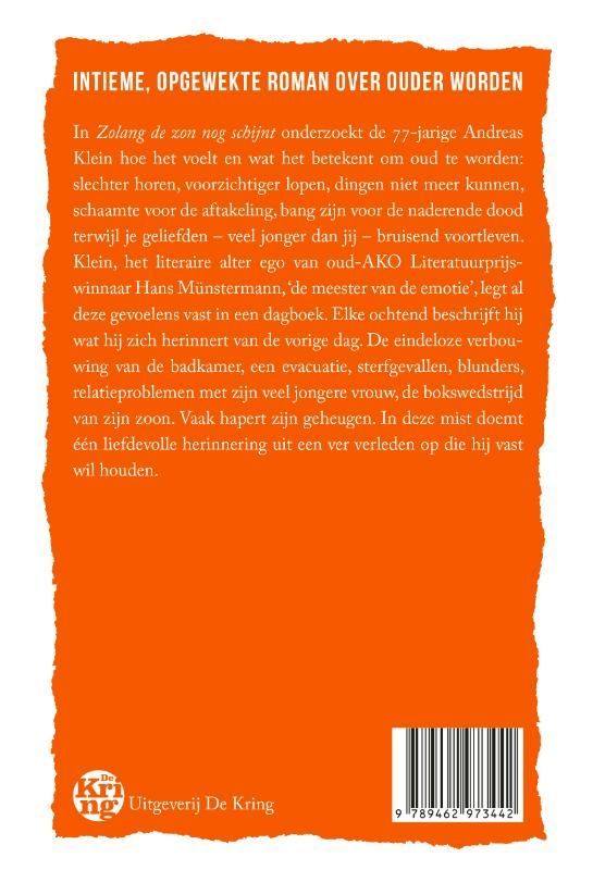 Hans Münstermann; Zolang de zon nog schijnt