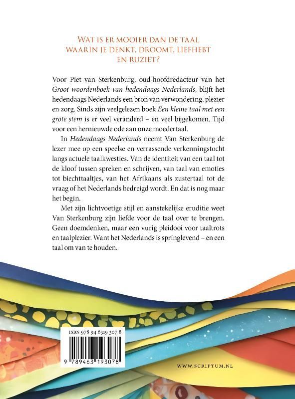 Piet van Sterkenburg; Hedendaags Nederlands