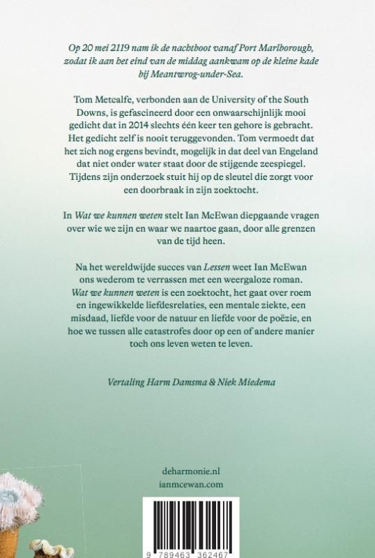 Ian McEwan; Wat we kunnen weten