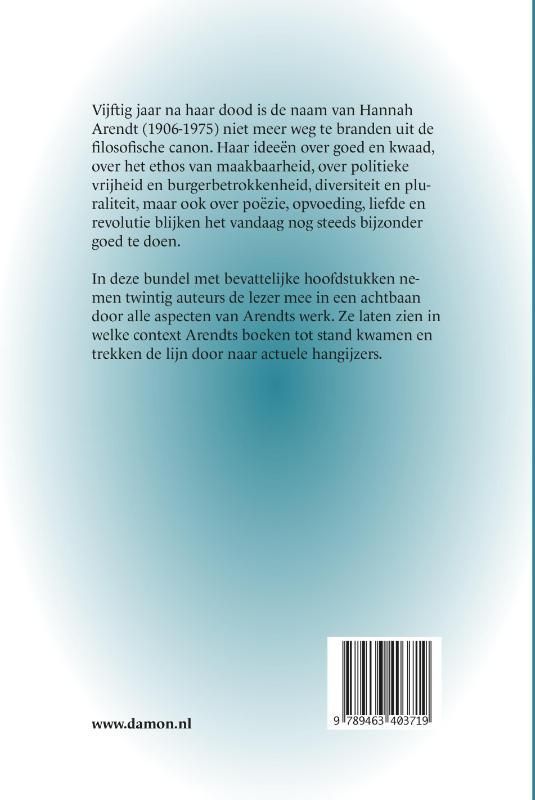 Hans Achterhuis; Hannah Arendt