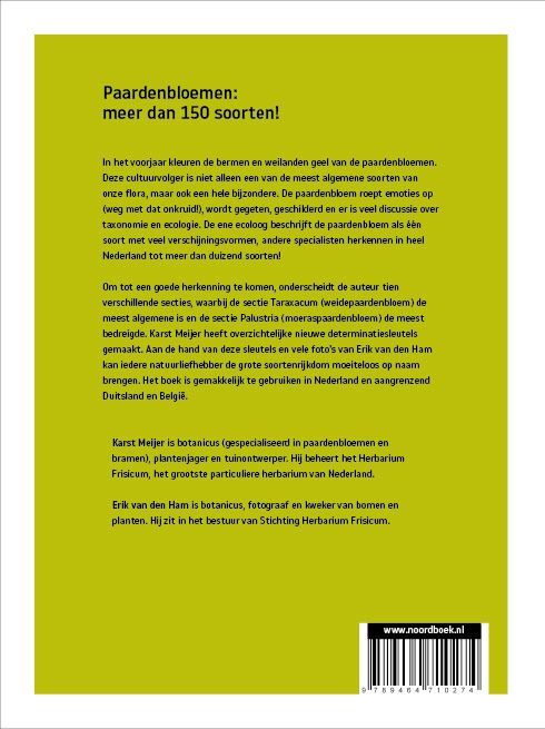 Karst Meijer & Eric van den Ham; Veldgids paardenbloemen