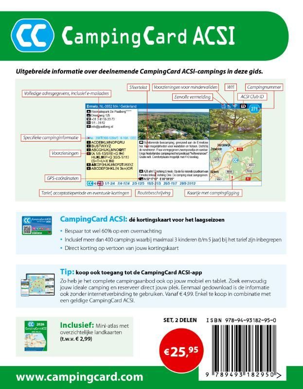 ACSI; CampingCard ACSI 2026