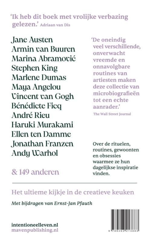 Ernst-Jan Pfauth; Dagelijkse rituelen