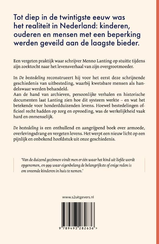 Menno Lanting; De bestedeling