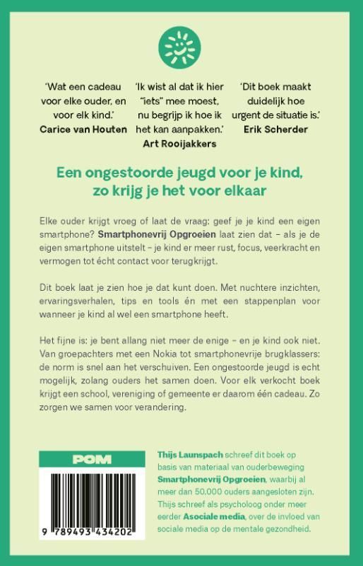 Thijs Launspach; Smartphonevrij opgroeien