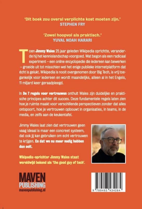 Jimmy Wales; De 7 regels voor vertrouwen
