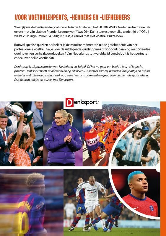 Denksport - Het Voetbal Puzzelboek
