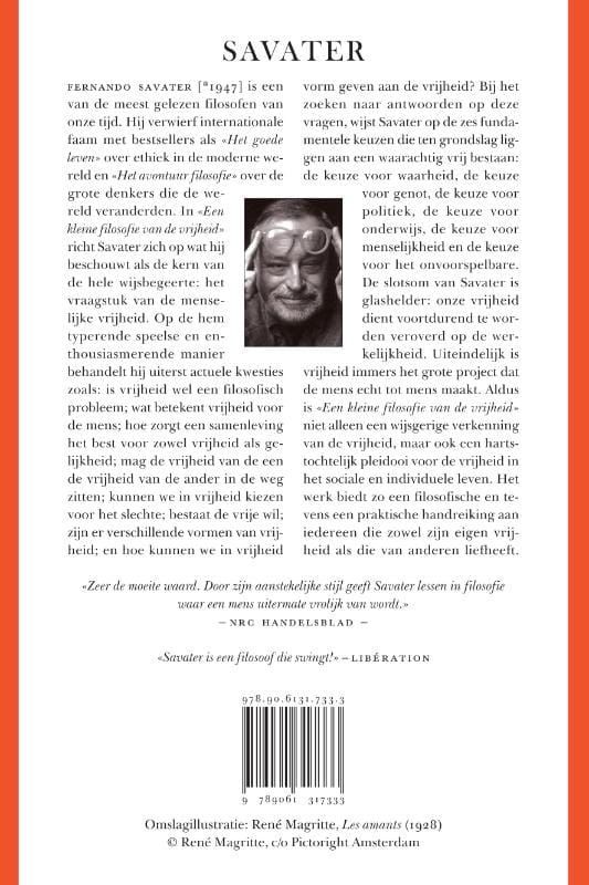 Fernando Savater; Een kleine filosofie van de vrijheid