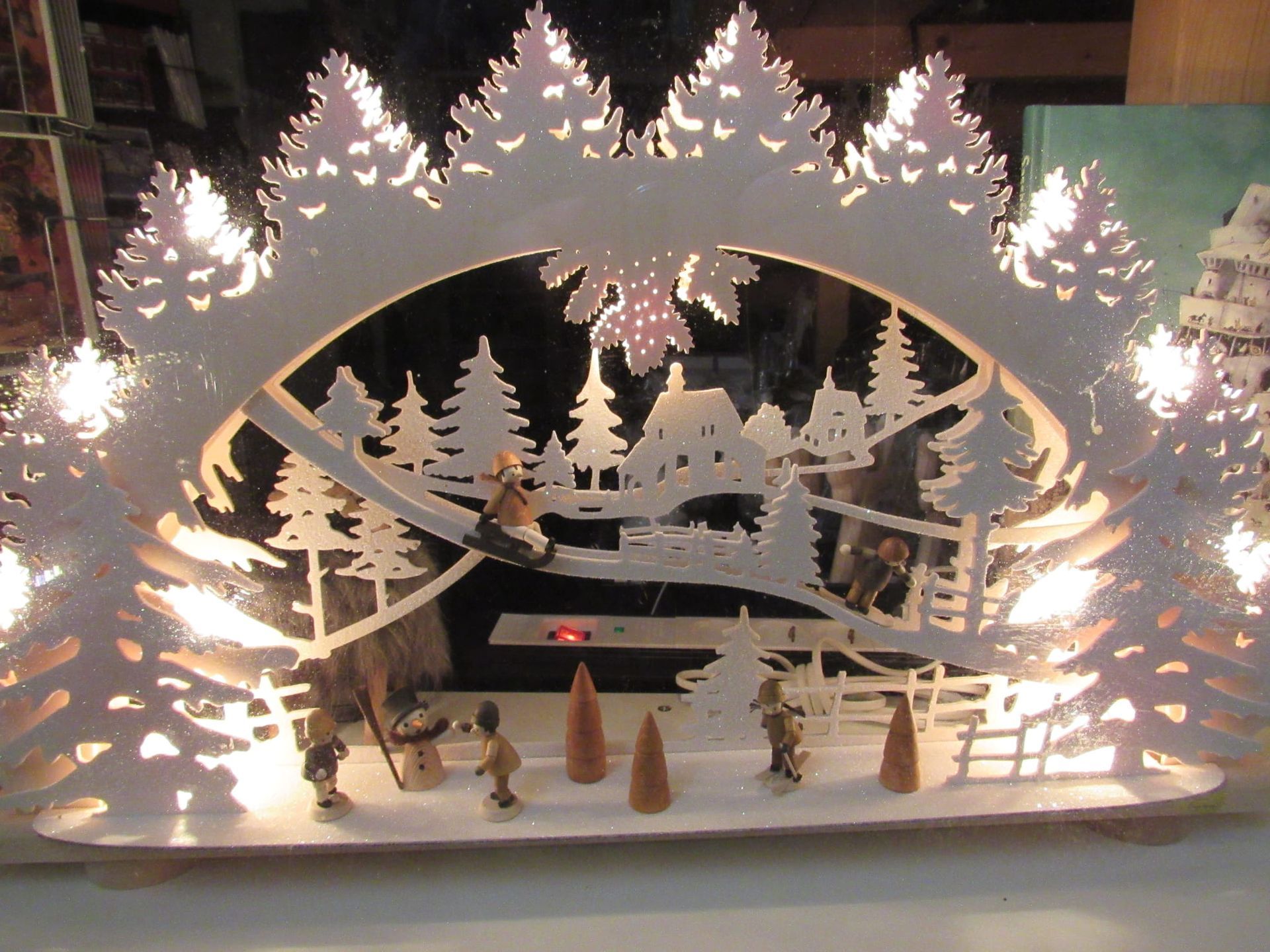 3D-Lichtboog 'Kinder im Schnee'