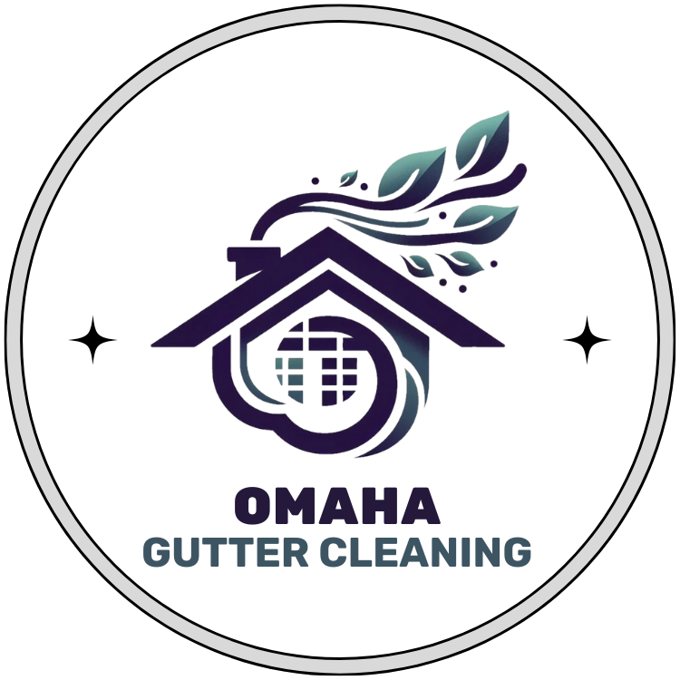 omaha gutter cleaning circle logo