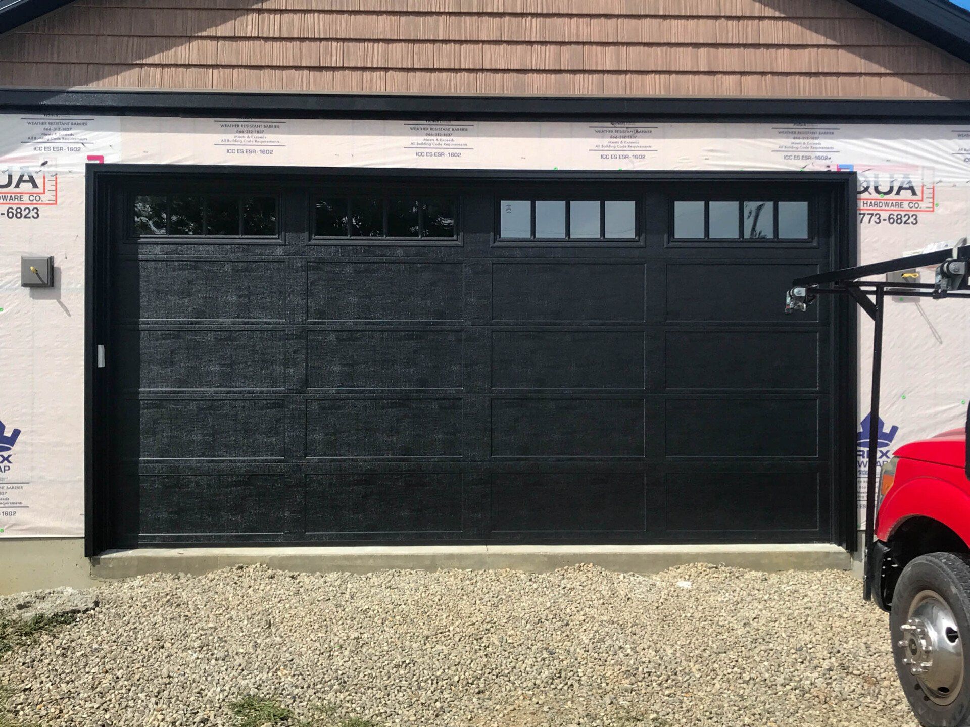Model 63 in Carbon Black with 4 Pane Windows
