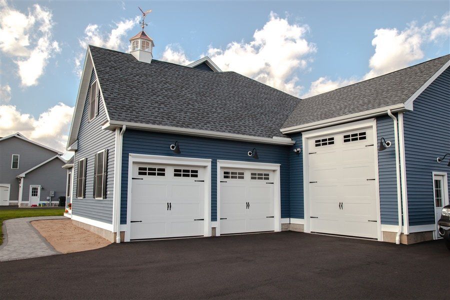 Model 64 in White with 6 Pane Windows and Decorative Hardware