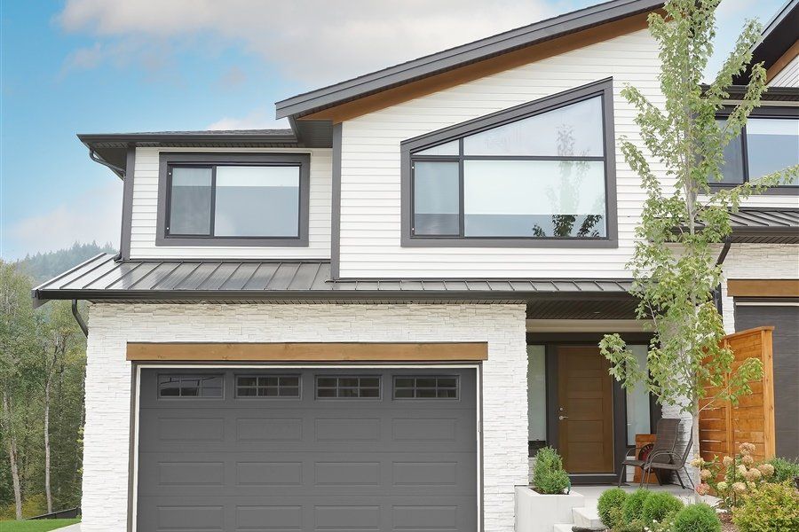 Model 67 in Charcoal with 6 Pane Windows