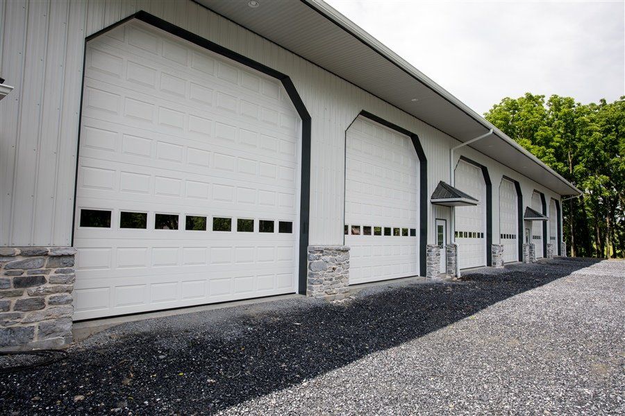 Model 80 in White with Plain Clear Windows.